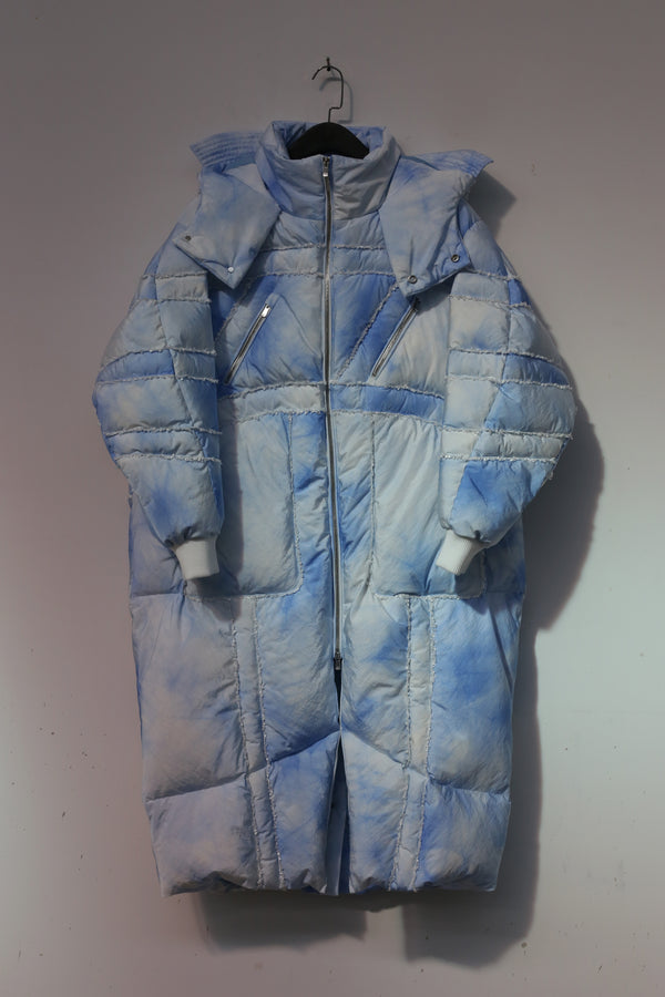 CHENPENG Aquaman Down Coat CP21AWJ046BCPC352 Mist Blue PCP2